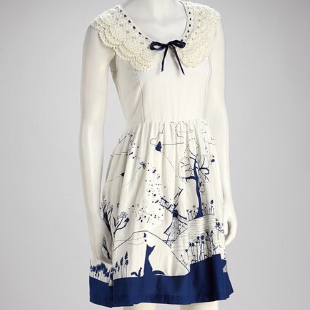 RARE Anthropologie Knotted Dove Oz Collection MD